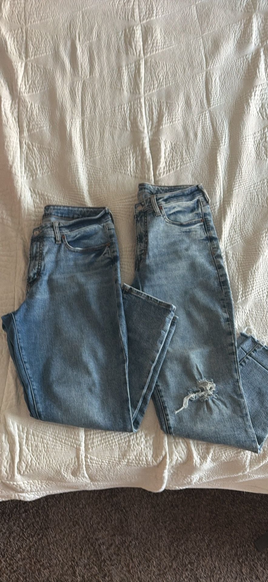 Old Navy O.G. Straight Jeans Size 12 Blue 2