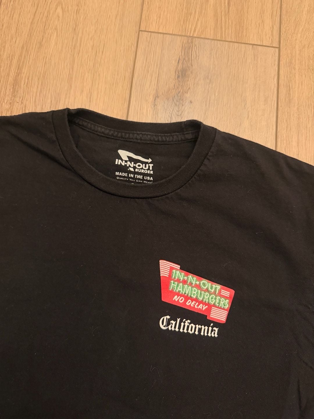 In-N-Out Burger California Graphic Tee Black Short Sleeve T-Shirt 3