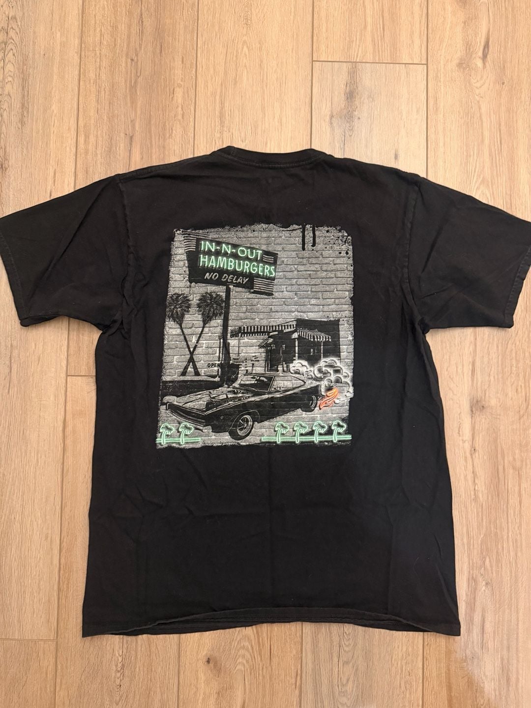 In-N-Out Burger California Graphic Tee Black Short Sleeve T-Shirt 4
