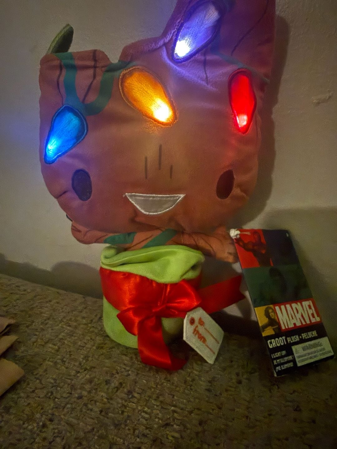 Disney Marvel Groot Christmas Light Up Plush Toy 1
