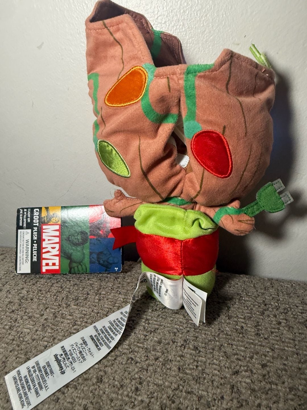 Disney Marvel Groot Christmas Light Up Plush Toy 4