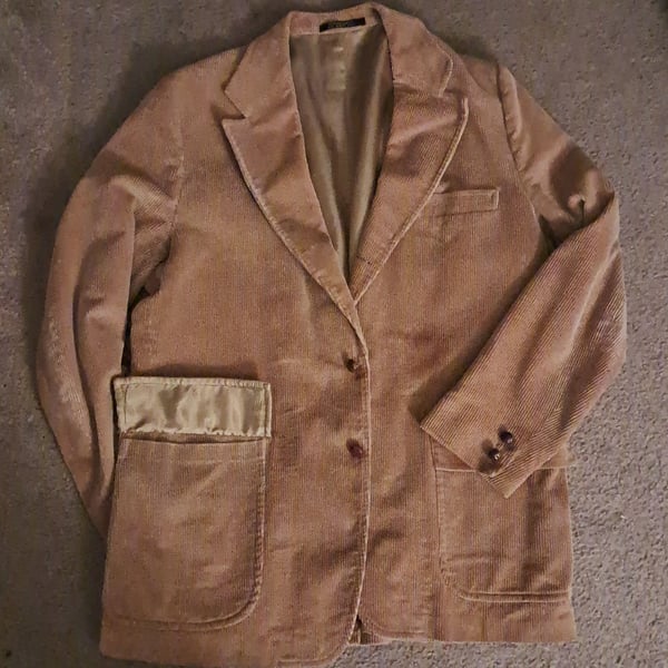 Vaughan Corduroy Blazer Sport Coat Tan