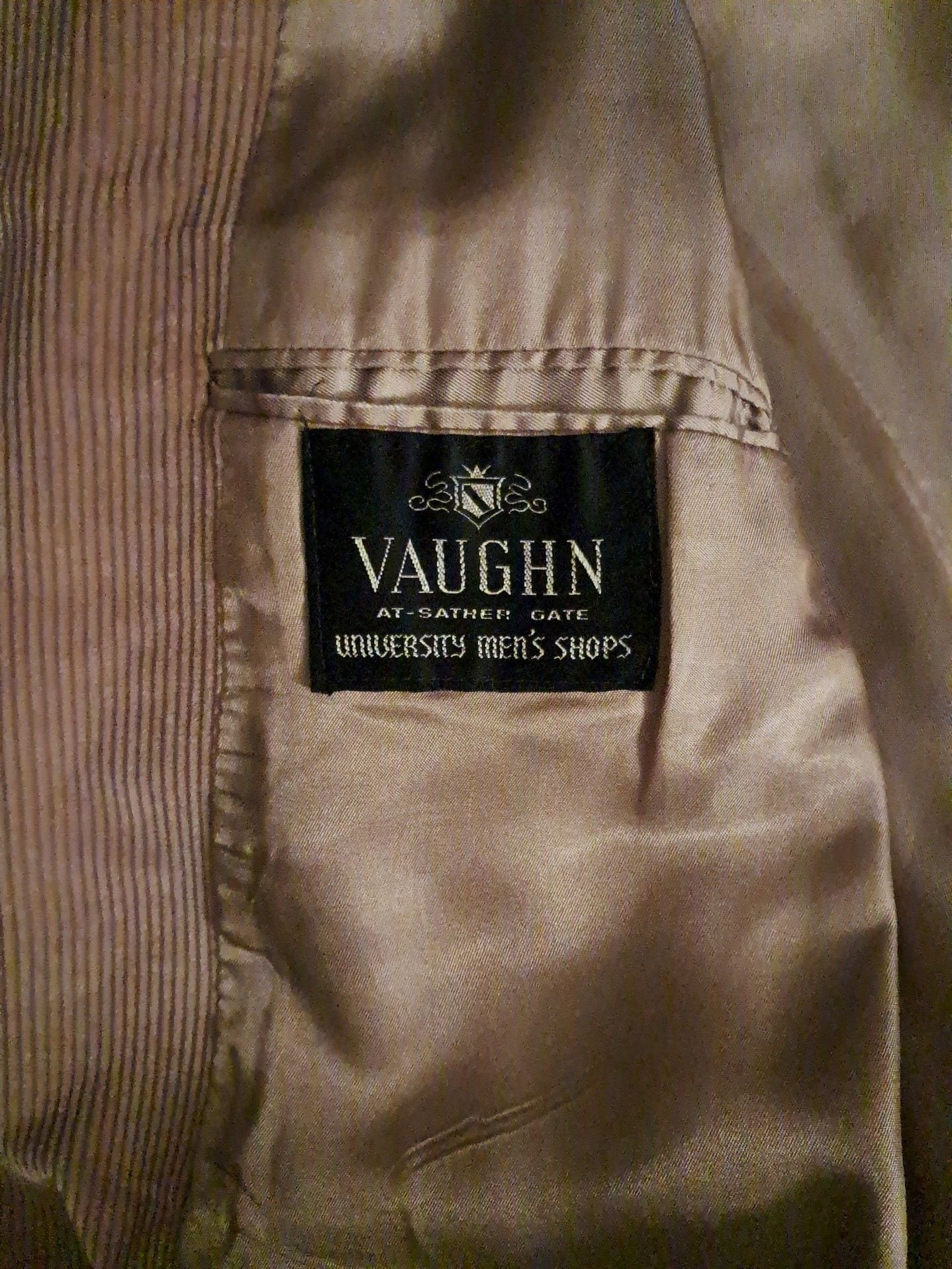 Vaughan Corduroy Blazer Sport Coat Tan 2