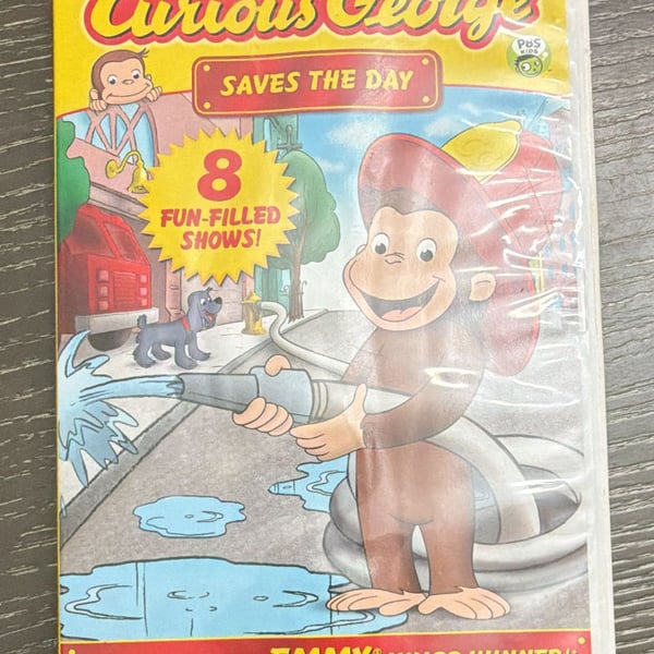 Curious George Saves The Day DVD PBS Kids