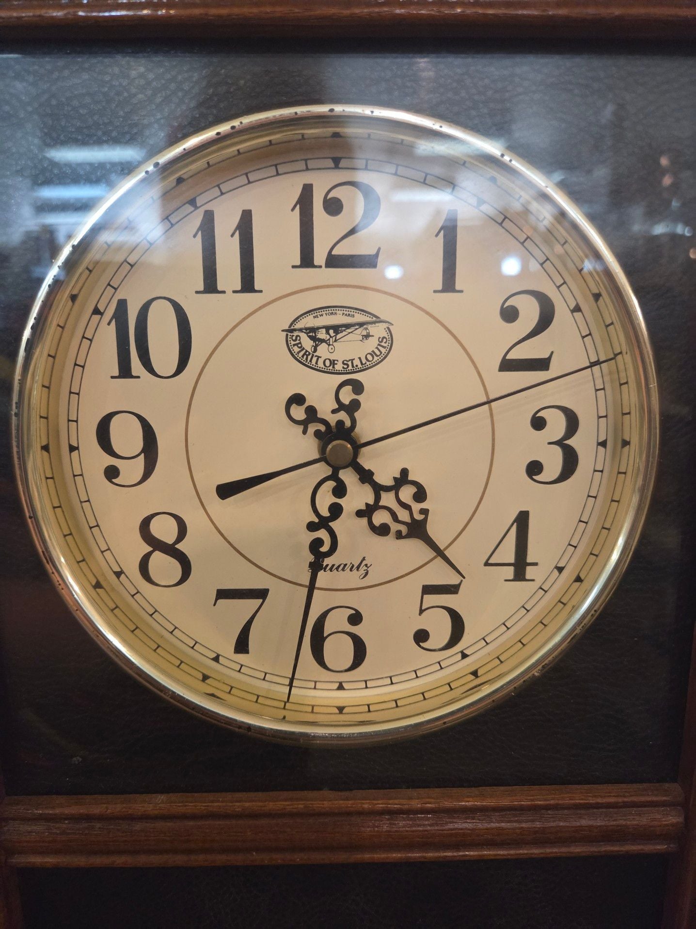 Spirit Of St. Louis Wooden Wall Clock Quartz New York Paris 2