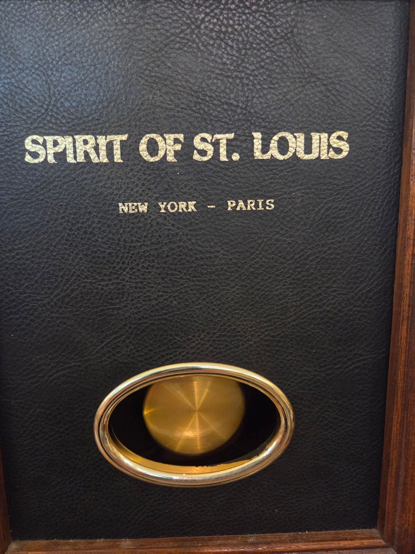 Spirit Of St. Louis Wooden Wall Clock Quartz New York Paris 3