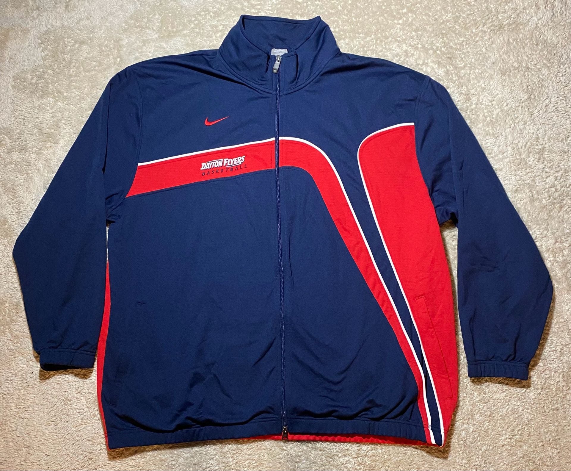 Vintage Nike Team Dayton Flyers Basketball Warm up Jacket Size XXL 2
