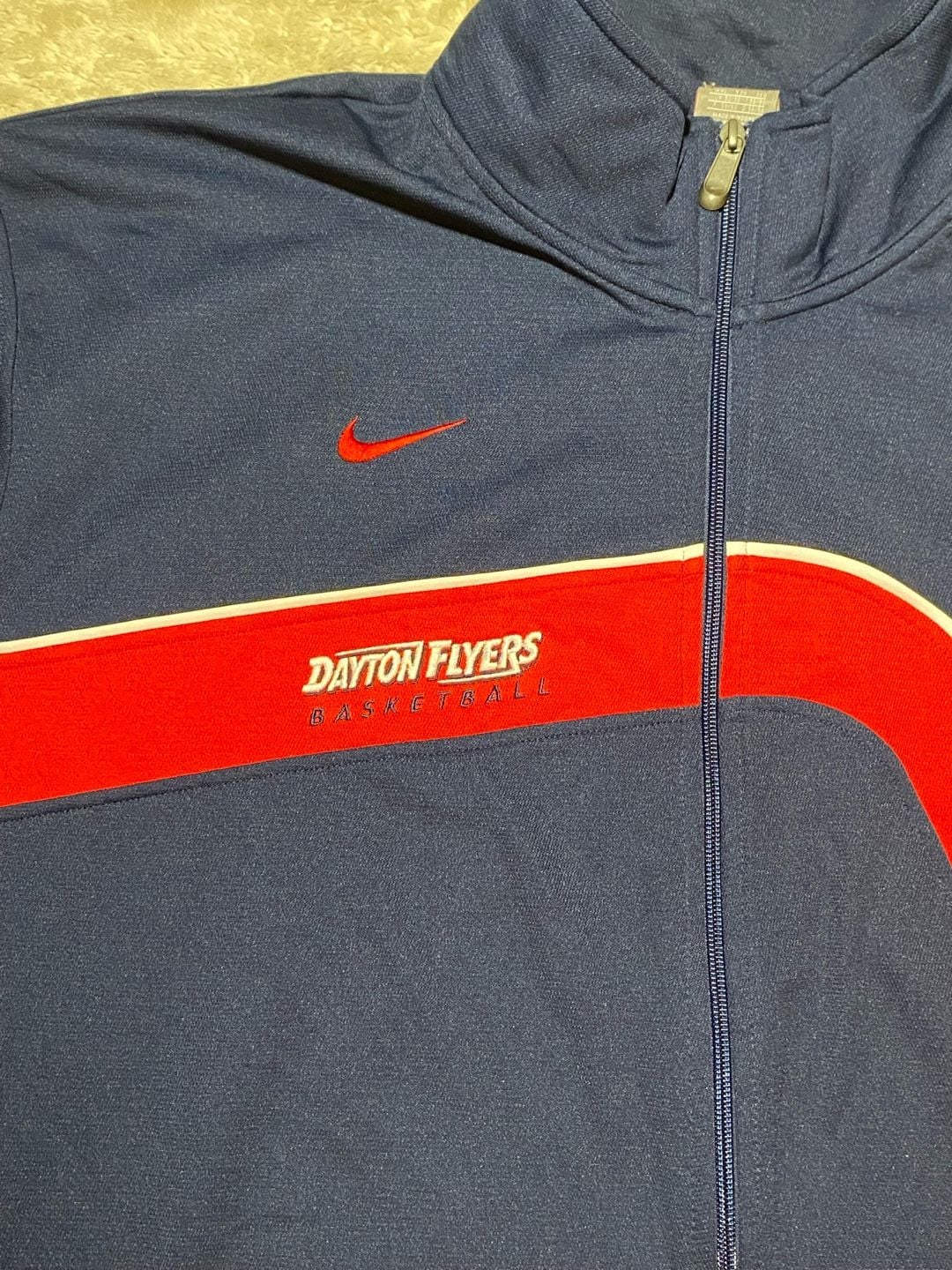 Vintage Nike Team Dayton Flyers Basketball Warm up Jacket Size XXL 5