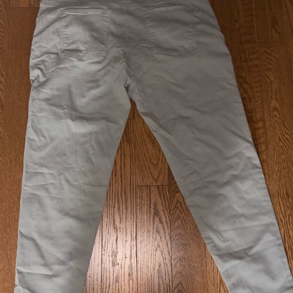 General Denim Works Route Athletic Tapered Jean Size W48 L32 Green