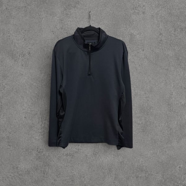 Quieti Performance Quarter-Zip Pullover Black