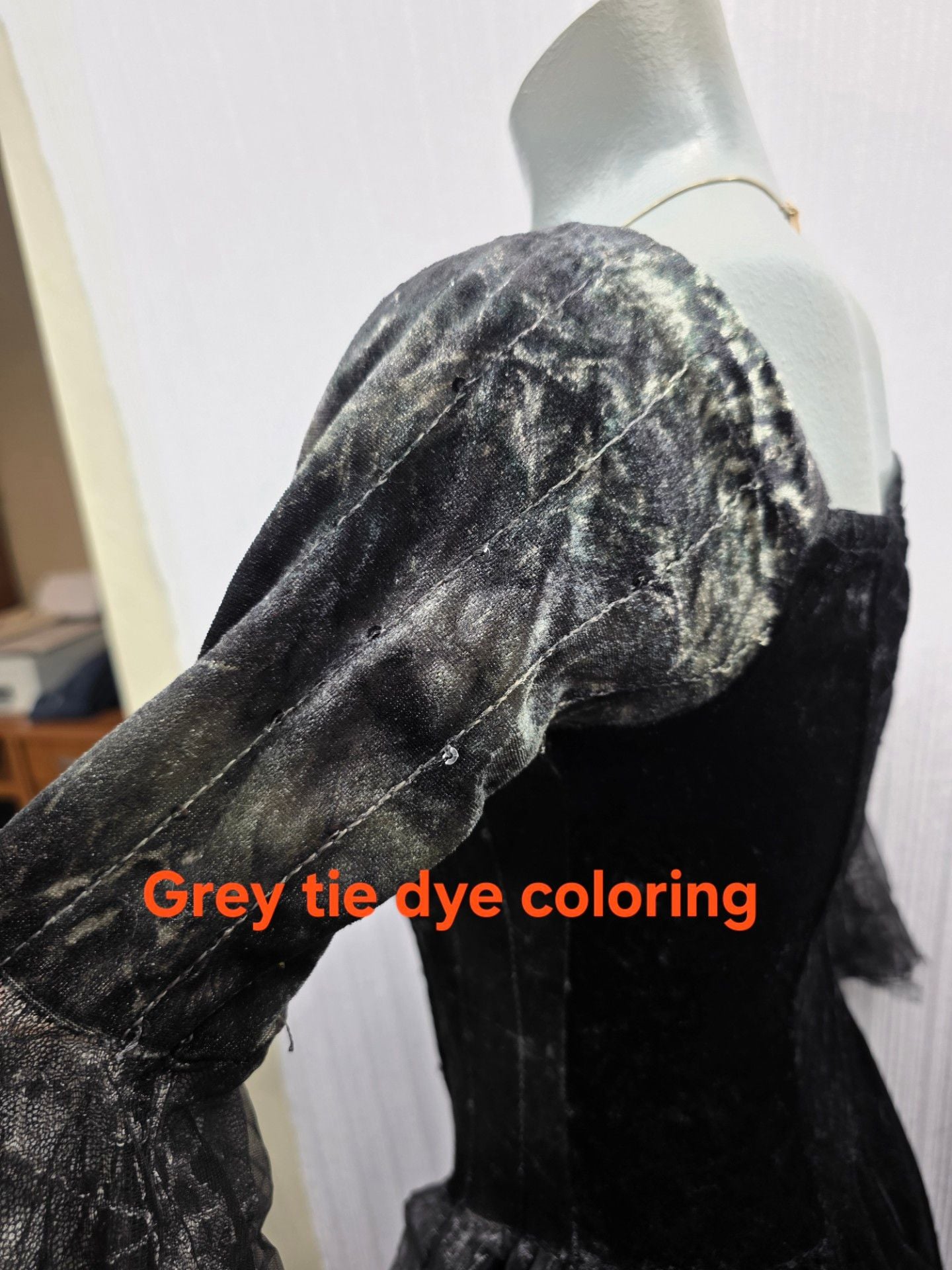 Spider Witch Spider Witch Dress One Size Fits Most Black Velvet Costume 7