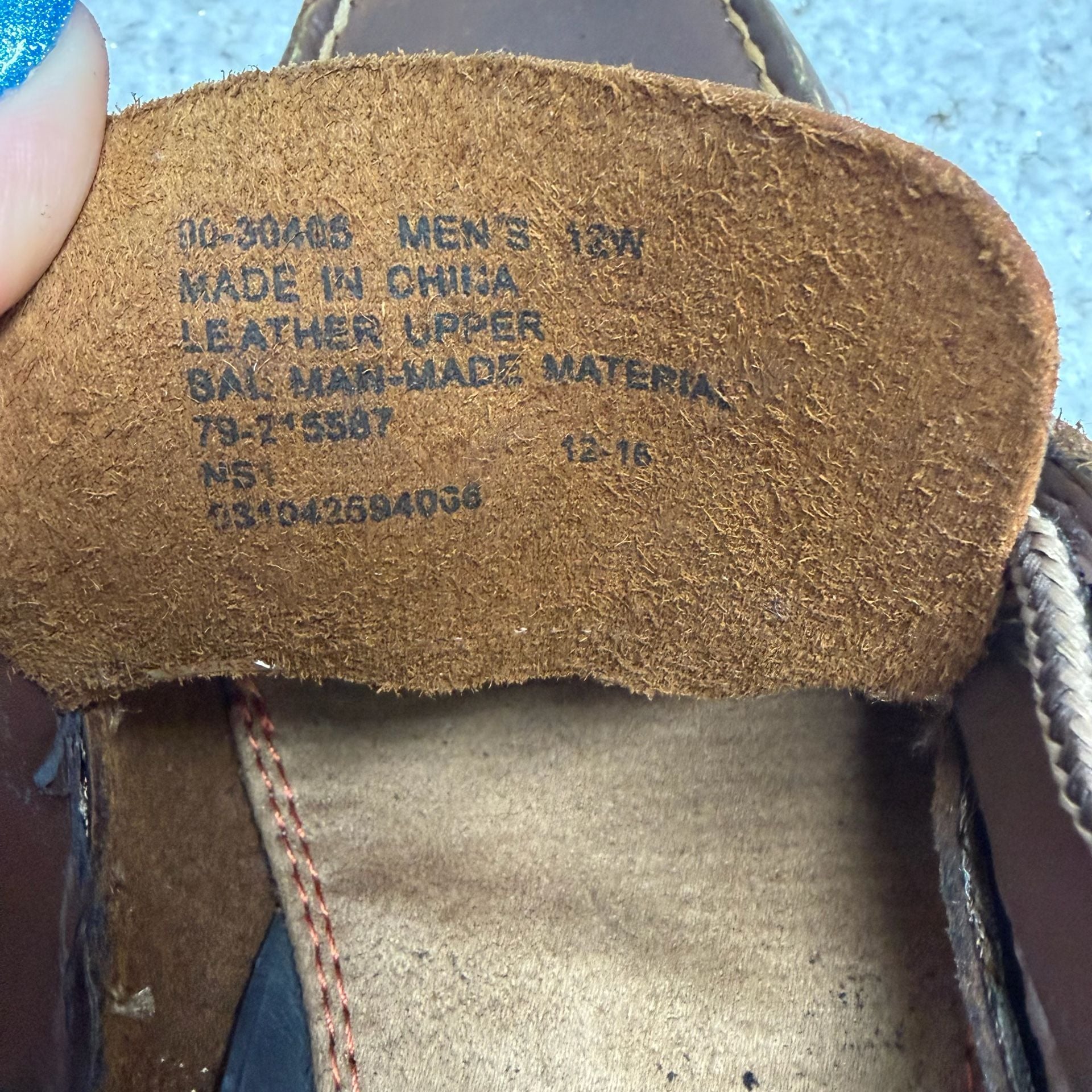 Dockers Vargas Boat Shoes Size 12W Brown Leather Casual Loafers Mens Like New 3