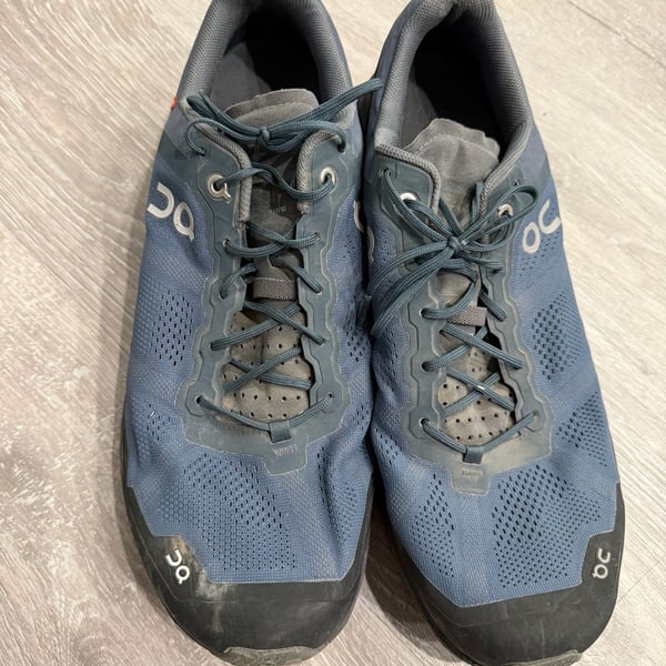 On Cloudventure Size 12.5 Blue Trail Running Shoes