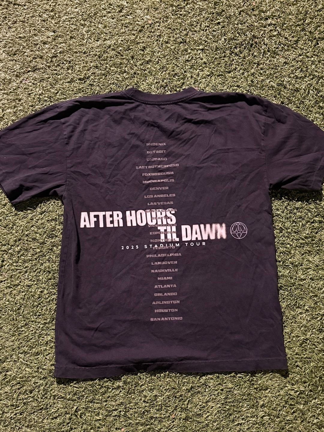 The Weeknd After Hours Til Dawn Stadium Tour T-Shirt Black 3