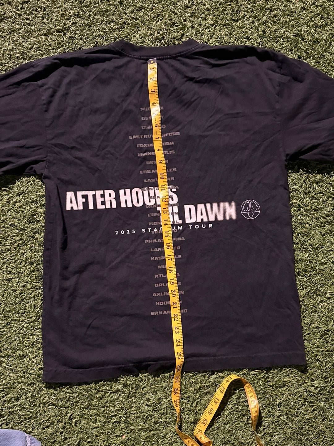 The Weeknd After Hours Til Dawn Stadium Tour T-Shirt Black 6