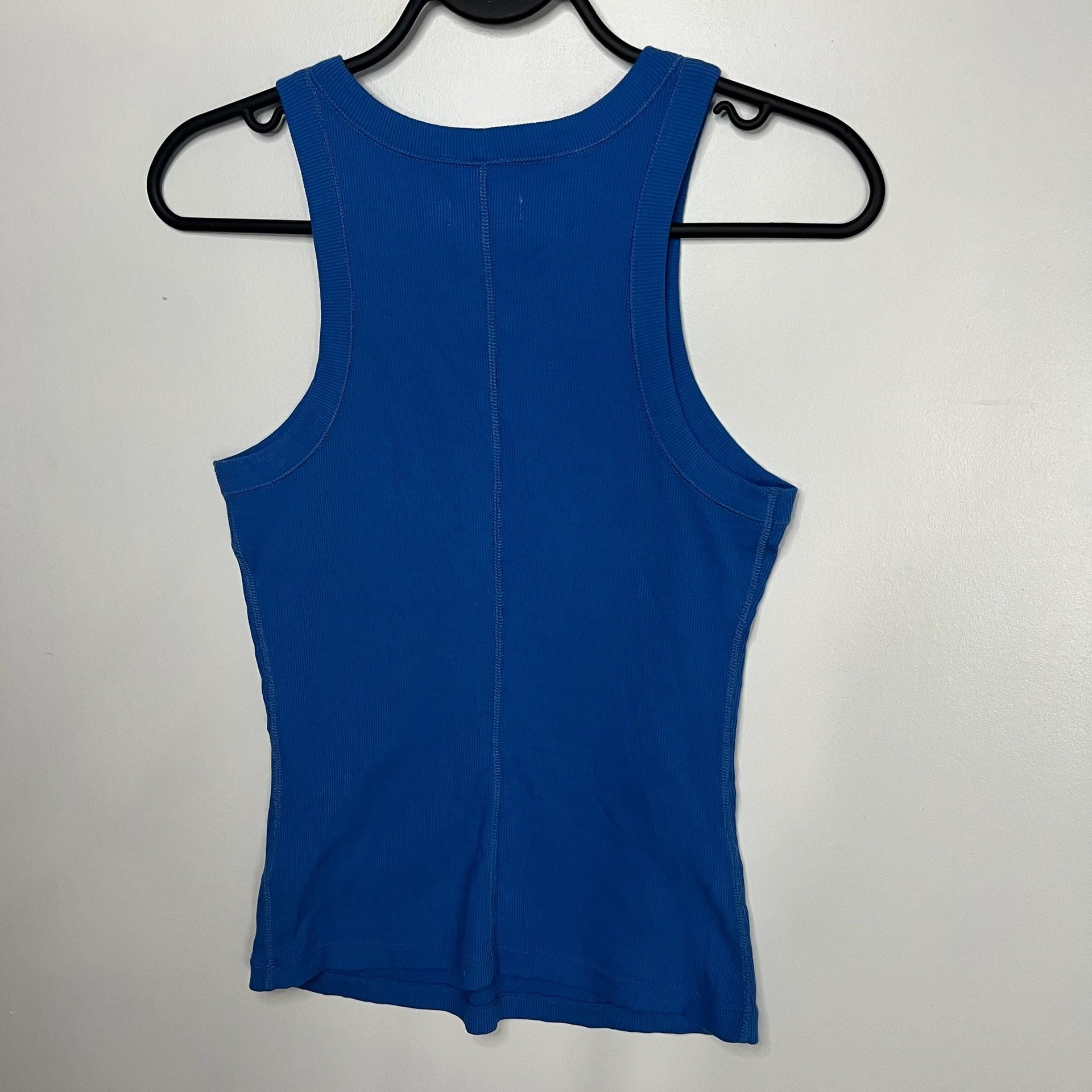 johnnie-O Heritage Cotton Blend Tank Top Royal Blue Size XS 6