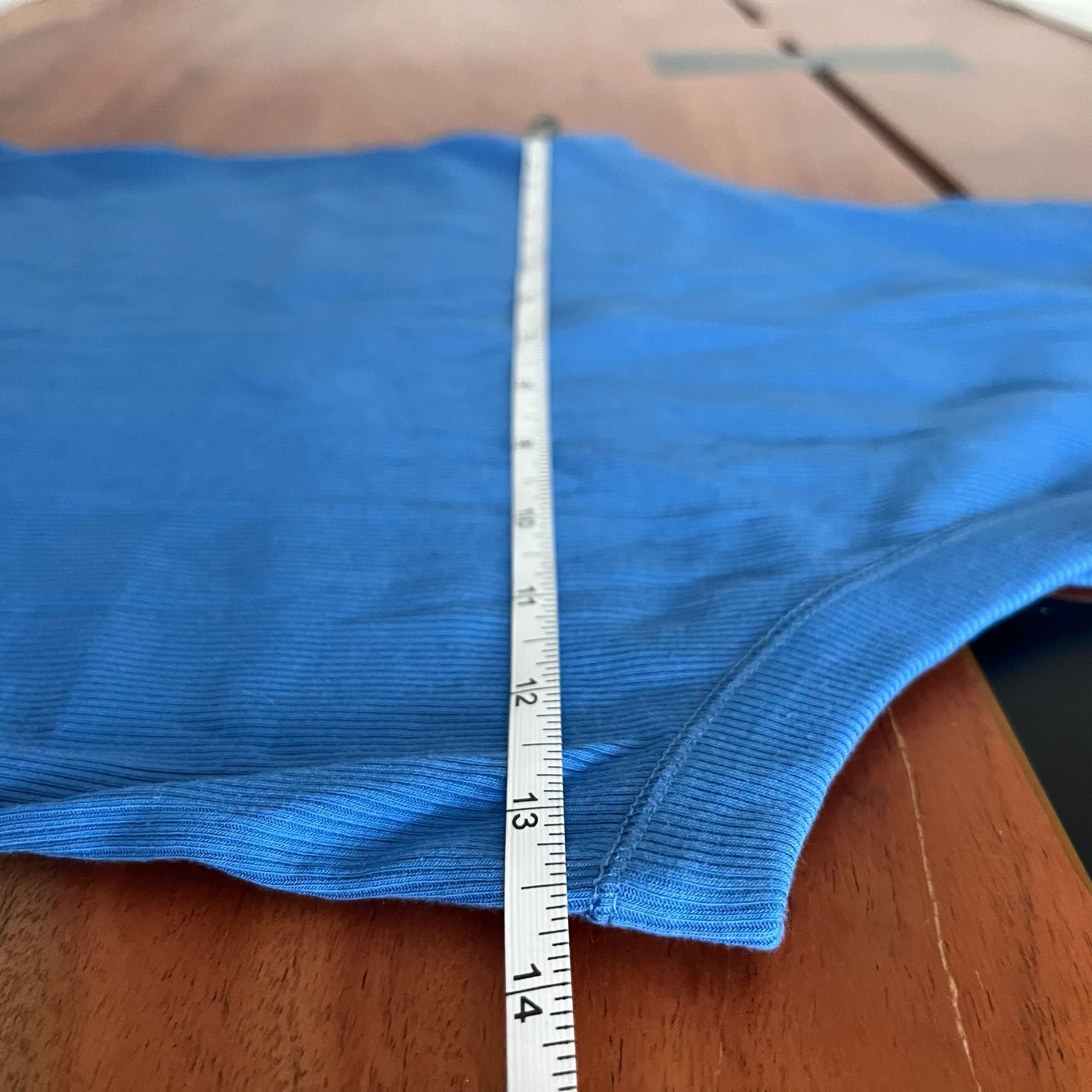 johnnie-O Heritage Cotton Blend Tank Top Royal Blue Size XS 7