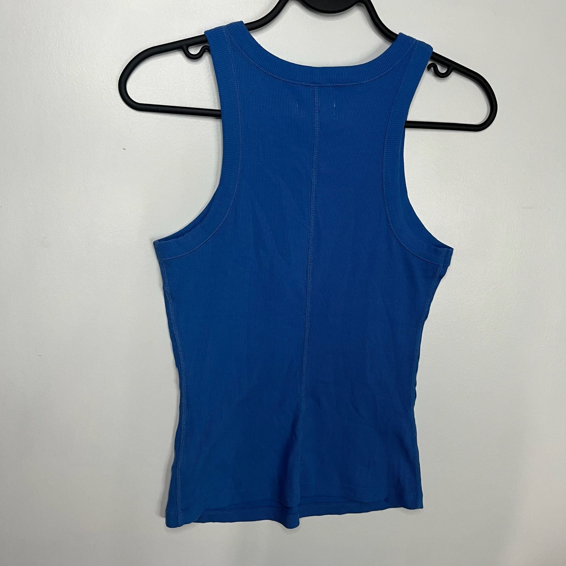 johnnie-O Heritage Cotton Blend Tank Top Royal Blue Size XS 9