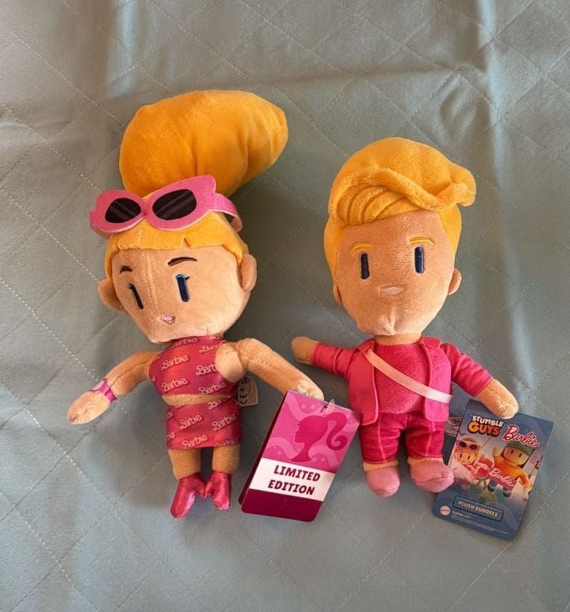 Mattel Stumble Guys Barbie Plush Buddies Size 8" inches. Limited Edition 1