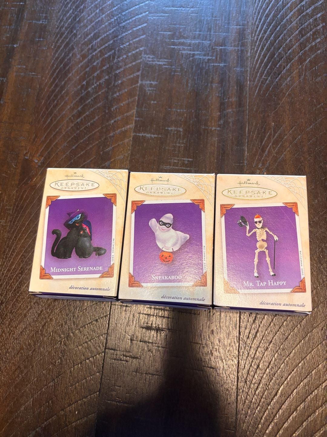 Hallmark Keepsake Halloween Ornament Set of 3 2003 1