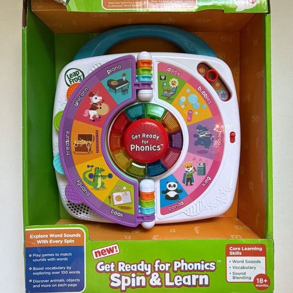 LeapFrog Get Ready for Phonics Spin & Learn Toy