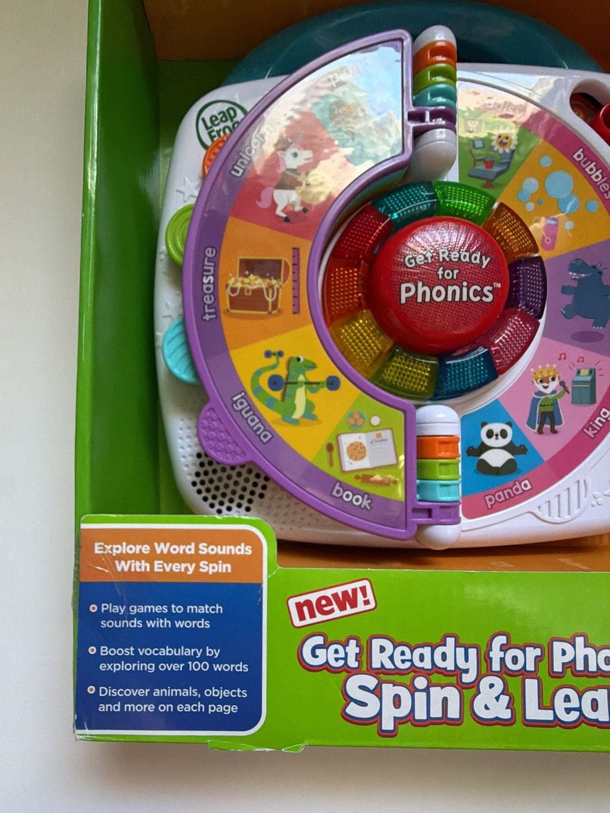 LeapFrog Get Ready for Phonics Spin & Learn Toy 5