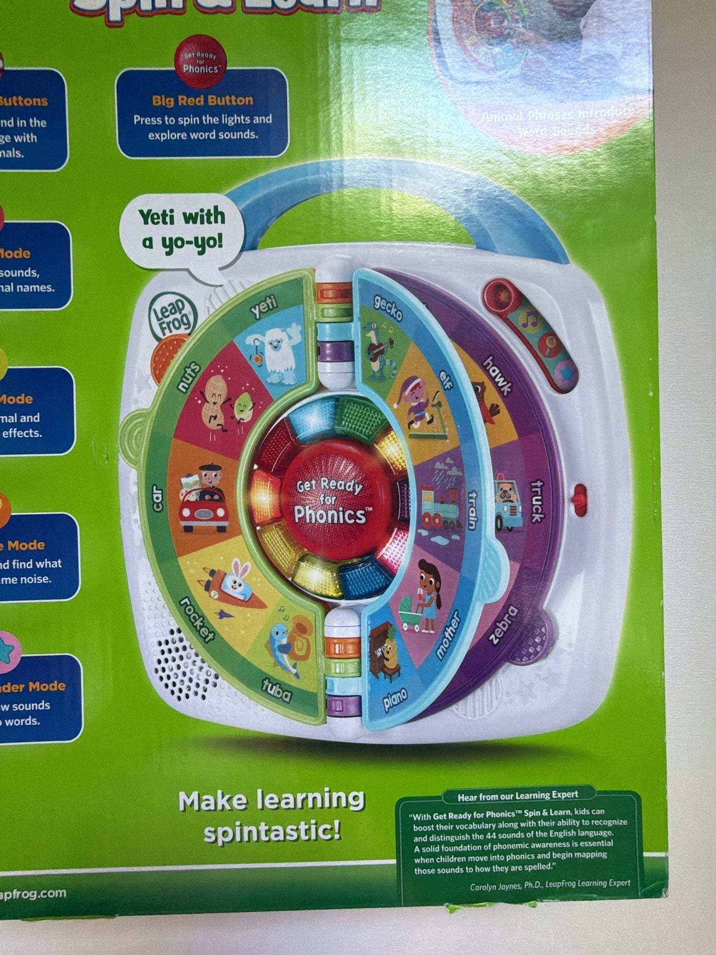 LeapFrog Get Ready for Phonics Spin & Learn Toy 7