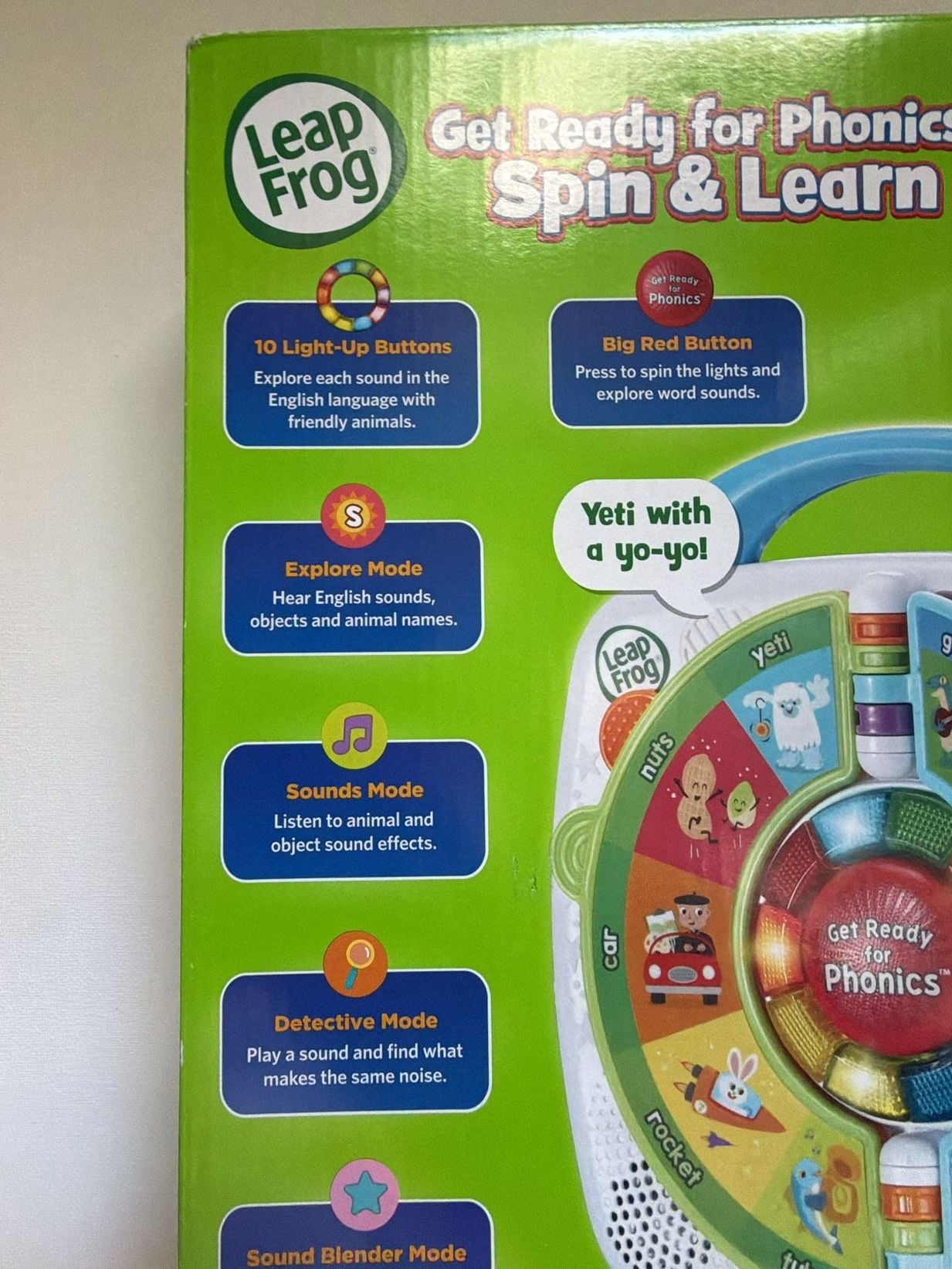 LeapFrog Get Ready for Phonics Spin & Learn Toy 8
