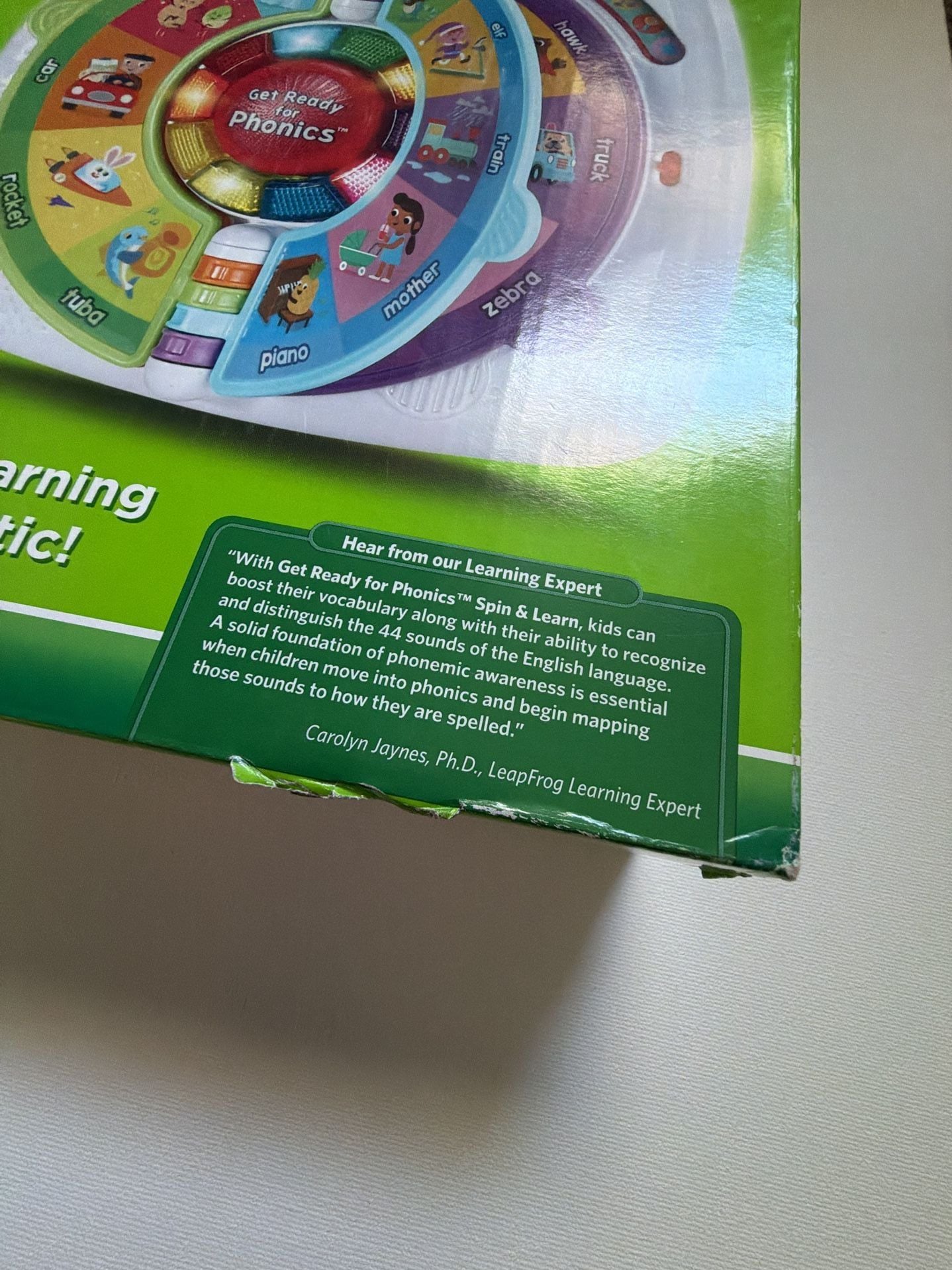 LeapFrog Get Ready for Phonics Spin & Learn Toy 9
