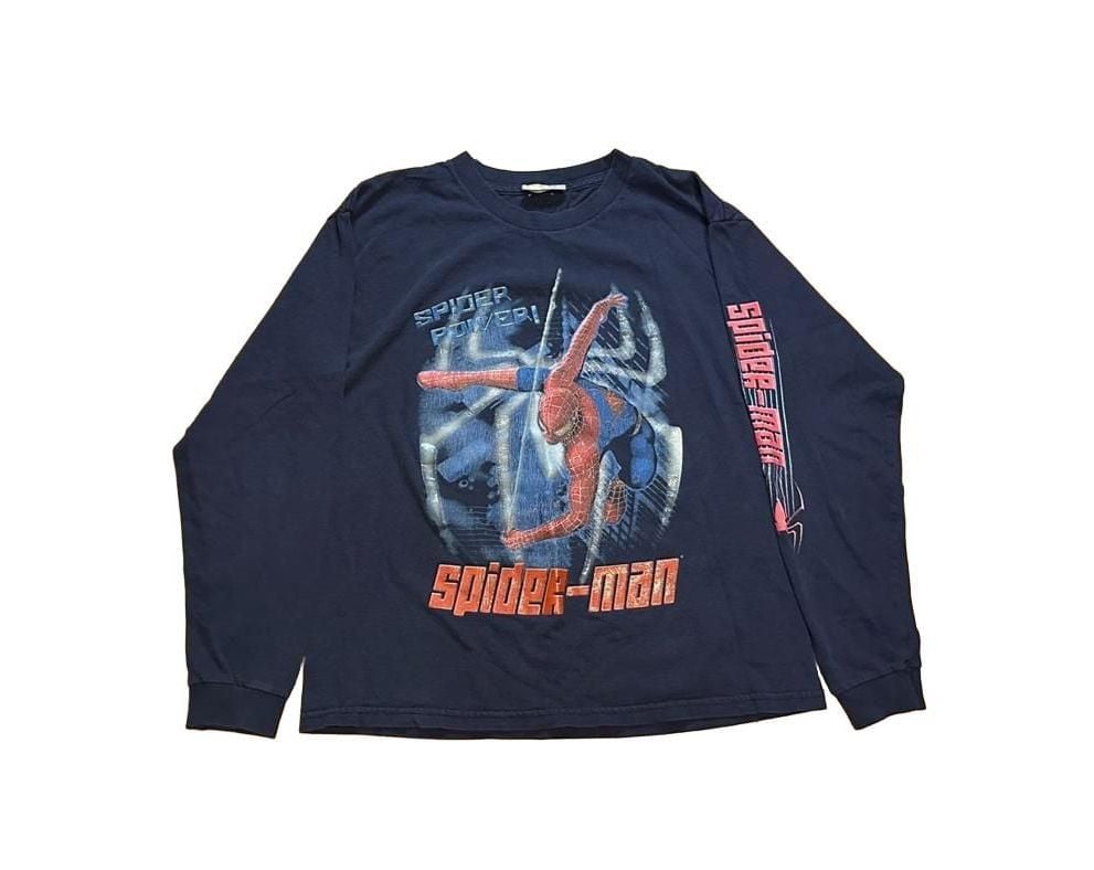 Marvel Spider-Man 2 Long Sleeve Shirt 2004 Movie Promo 1