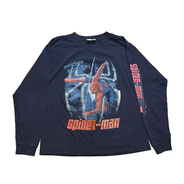 Marvel Spider-Man 2 Long Sleeve Shirt 2004 Movie Promo