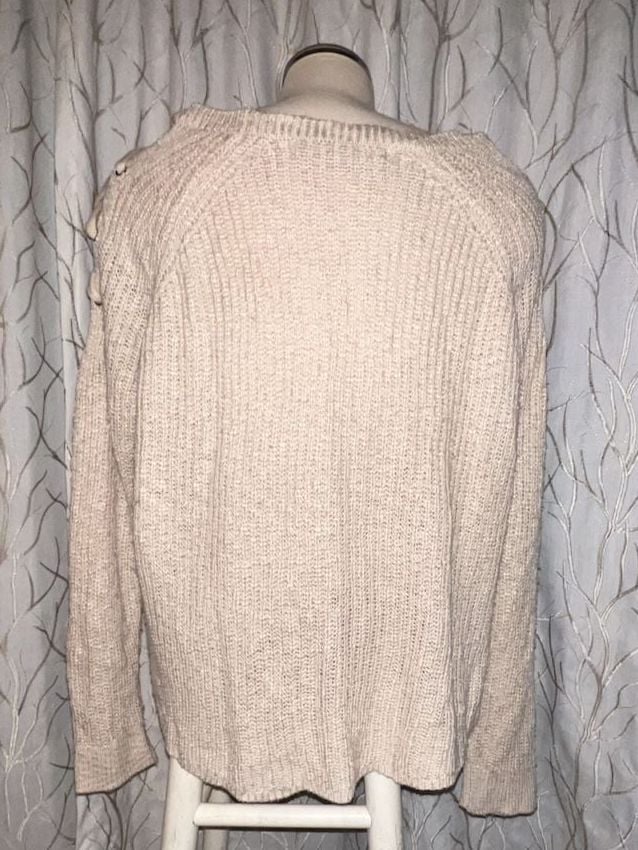 HYFVE Lace Up Shoulder Sweater 4