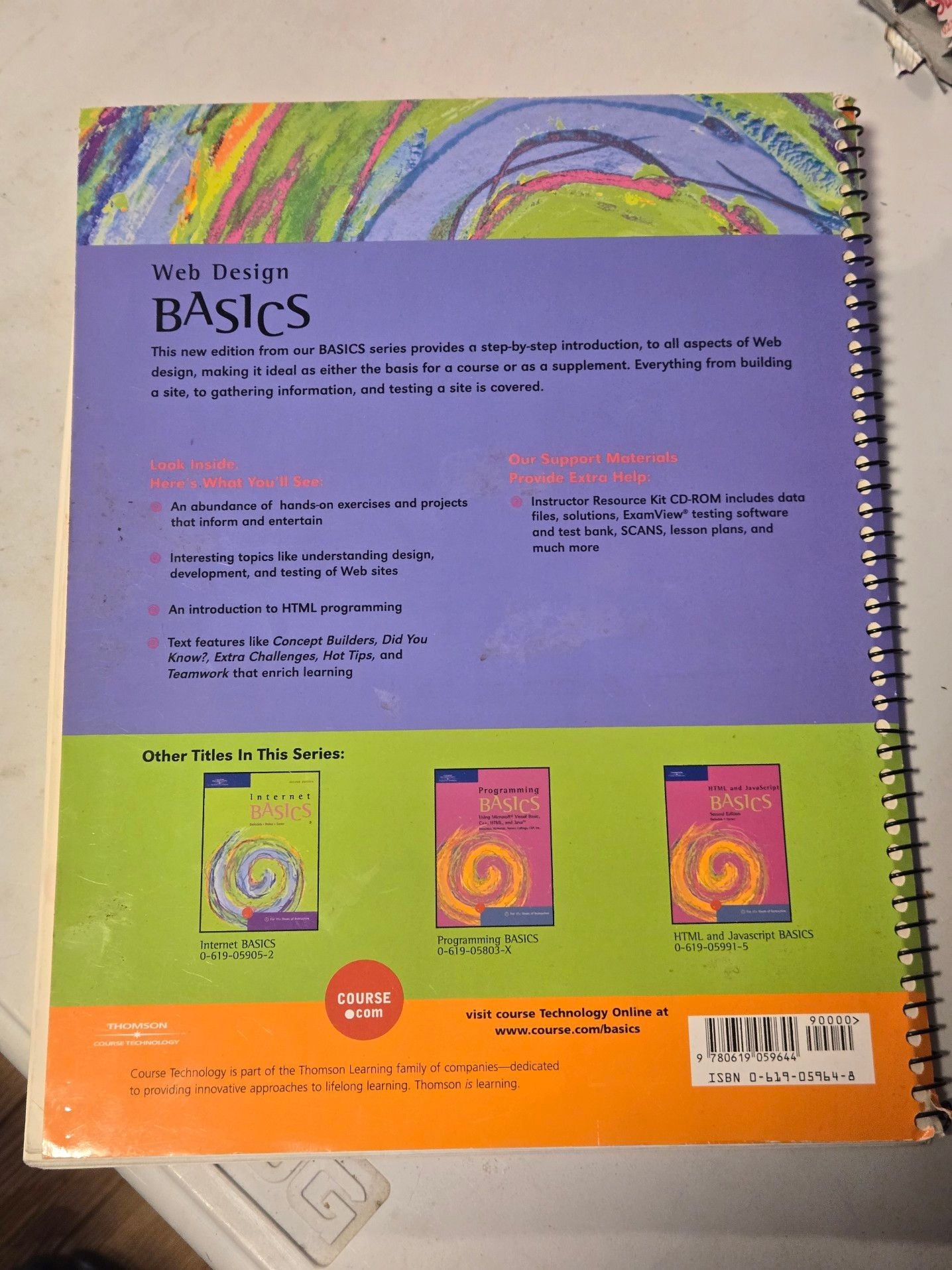 Web Design Basics by Stubbs Barksdale Textbook 2