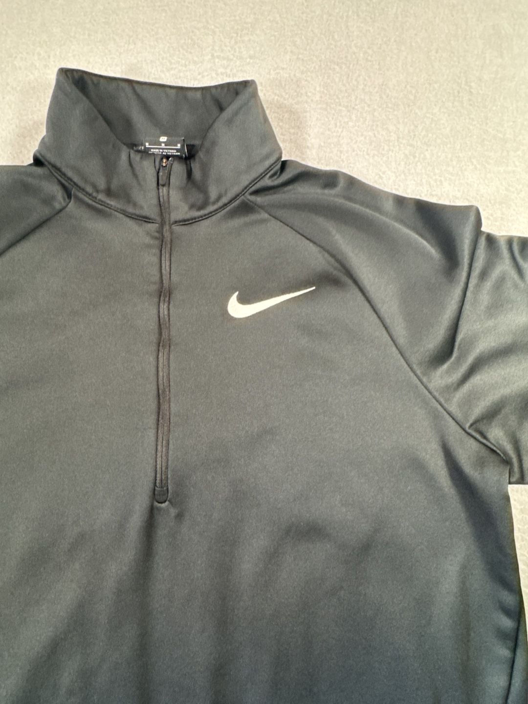 Nike Dri-FIT 1/4 Zip Pullover Size M Black 6