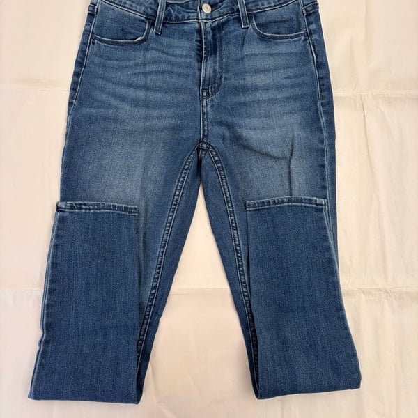 Old Navy High-Rise Wow Super-Skinny Jeans Size 4 Blue Denim Stretchy