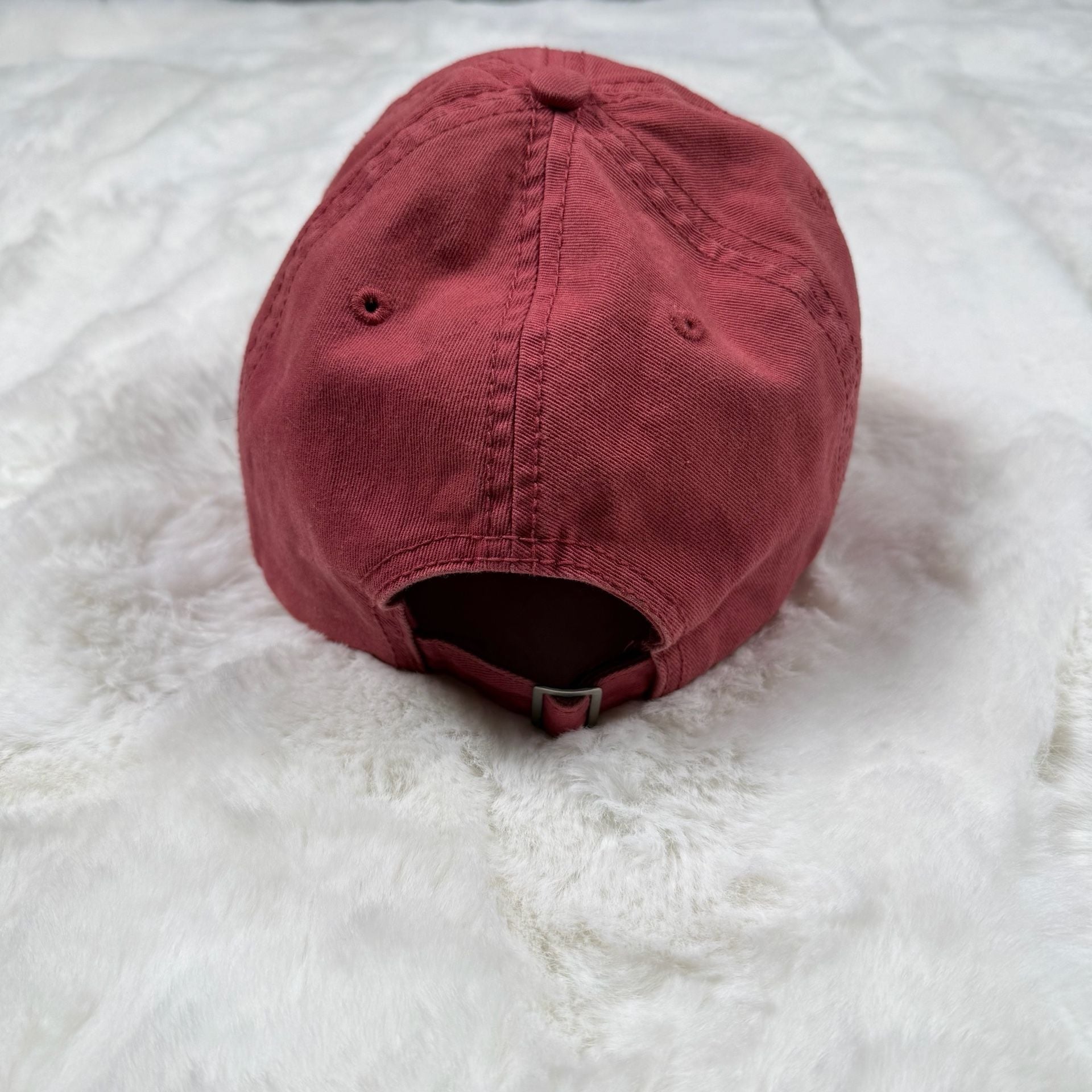 Red Embroidered Crab Baseball Cap Adjustable Strapback Dad Hat 3
