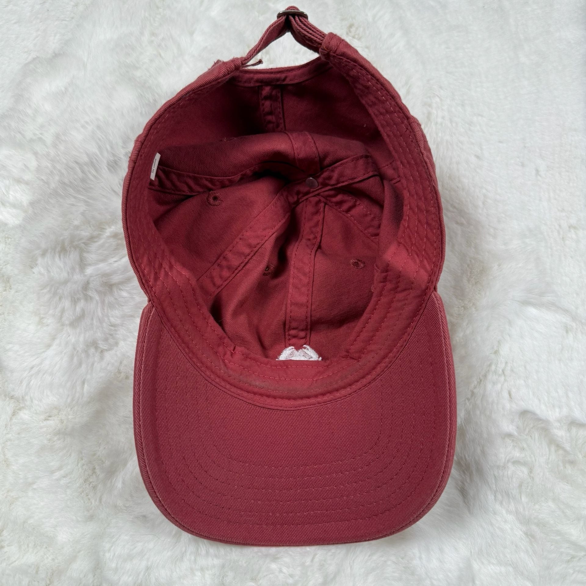 Red Embroidered Crab Baseball Cap Adjustable Strapback Dad Hat 4
