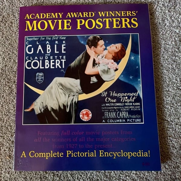 Lot of 3, Academy Award Winners Movie Posters, Pictorial Encyclopedia.