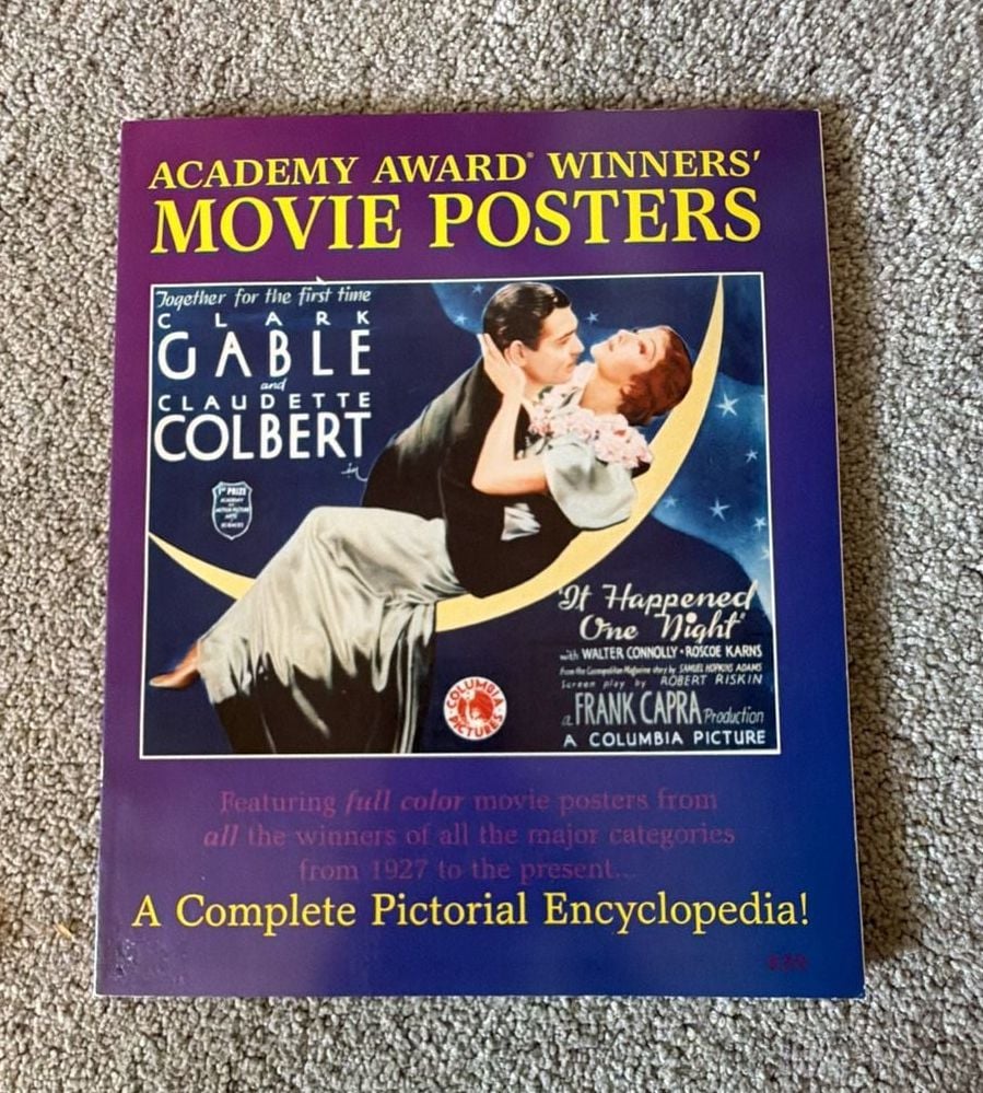 Lot of 3, Academy Award Winners Movie Posters, Pictorial Encyclopedia. 2