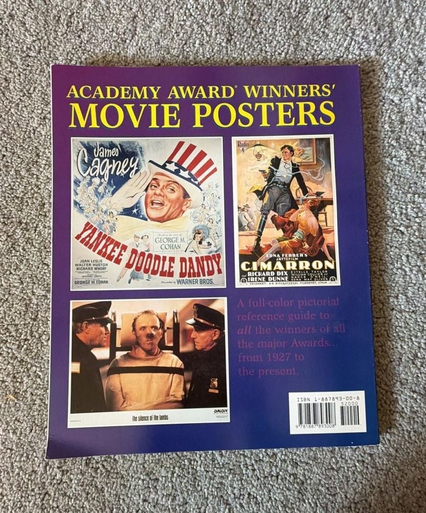 Lot of 3, Academy Award Winners Movie Posters, Pictorial Encyclopedia. 3