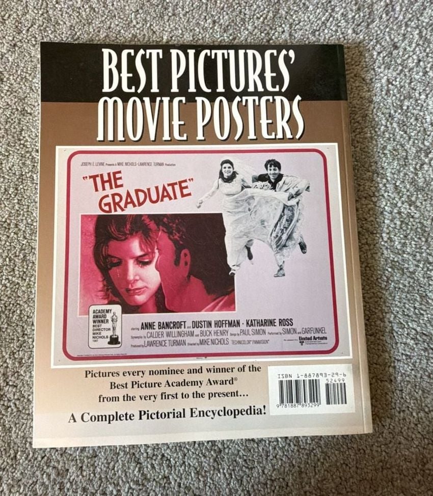 Lot of 3, Academy Award Winners Movie Posters, Pictorial Encyclopedia. 5