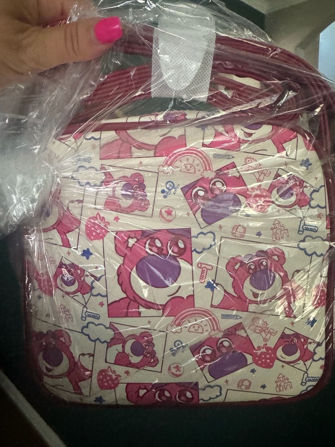 Loungefly Pixar Lotso Crossbody Bag (Soft tag) 4