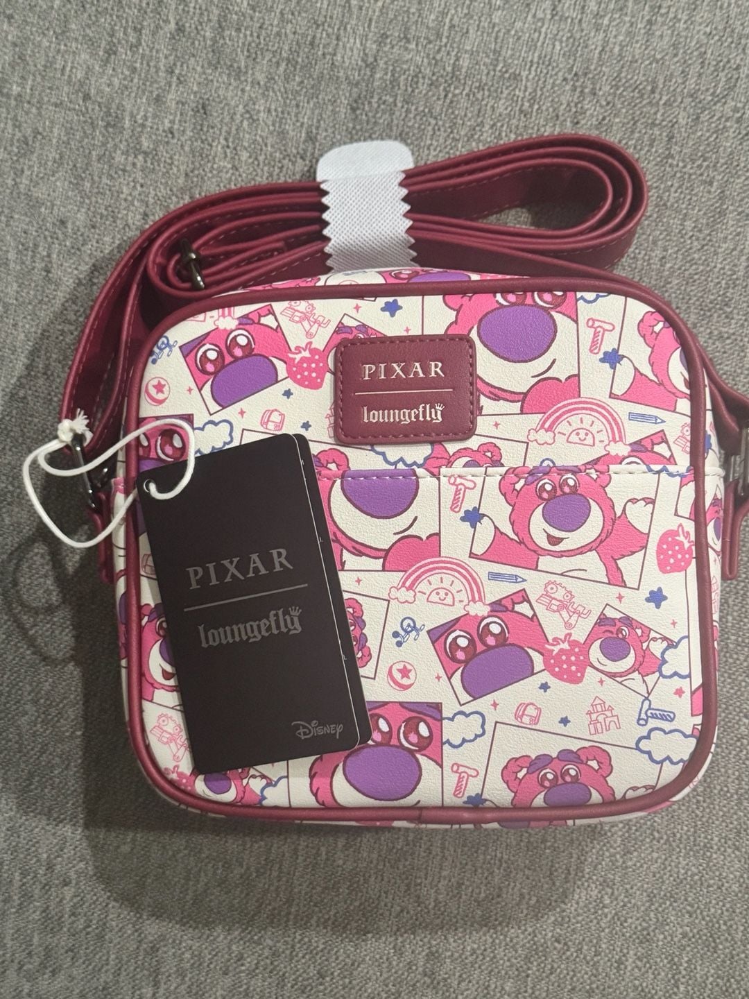 Loungefly Pixar Lotso Crossbody Bag (Soft tag) 1