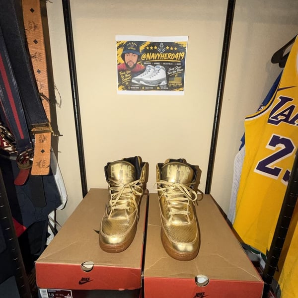 Ewing Athletics 33 Hi x Teyana Taylor “Fame” Metallic Gold Sneaker
