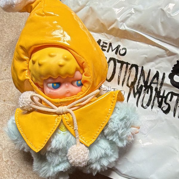 Memo Emotional Little Monsters Plush Blind Box Keychain