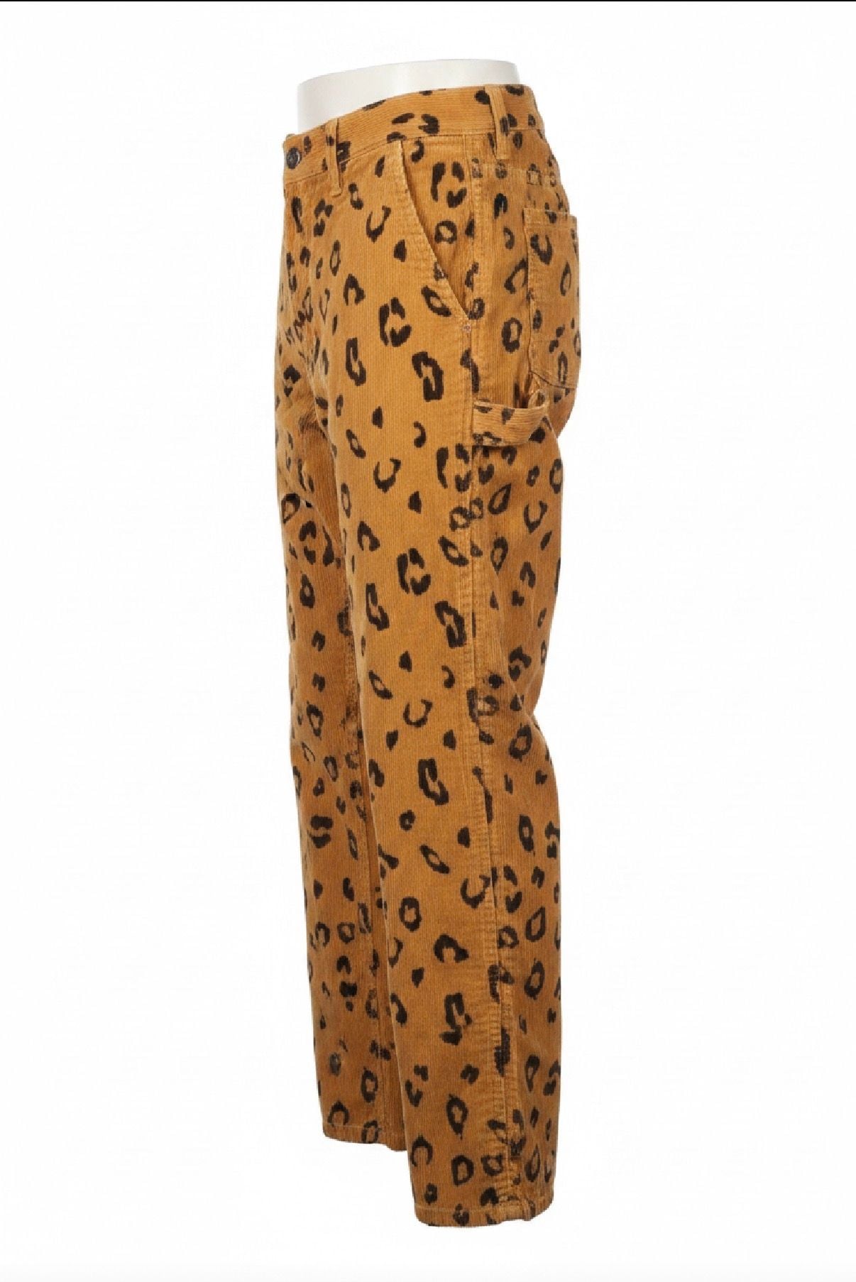 🐆 OBEY Abbott Painter Pants in Leopard Corduroy 🐆  8