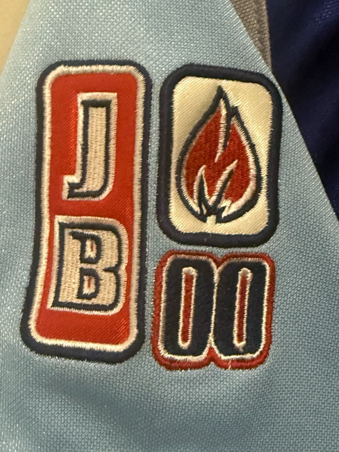 Johnny Blaze Basketball Jersey Size XXL Blue Flame 00 Hip Hop Y2K Vintage 6
