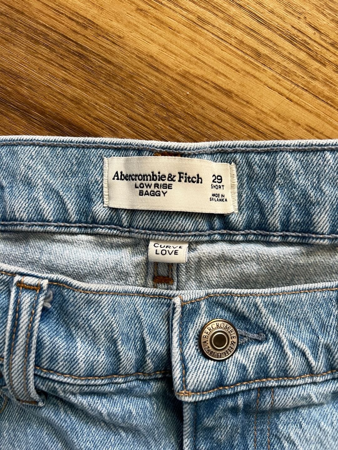 Abercrombie & Fitch Low Rise Baggy Jeans Size 29 Short 5