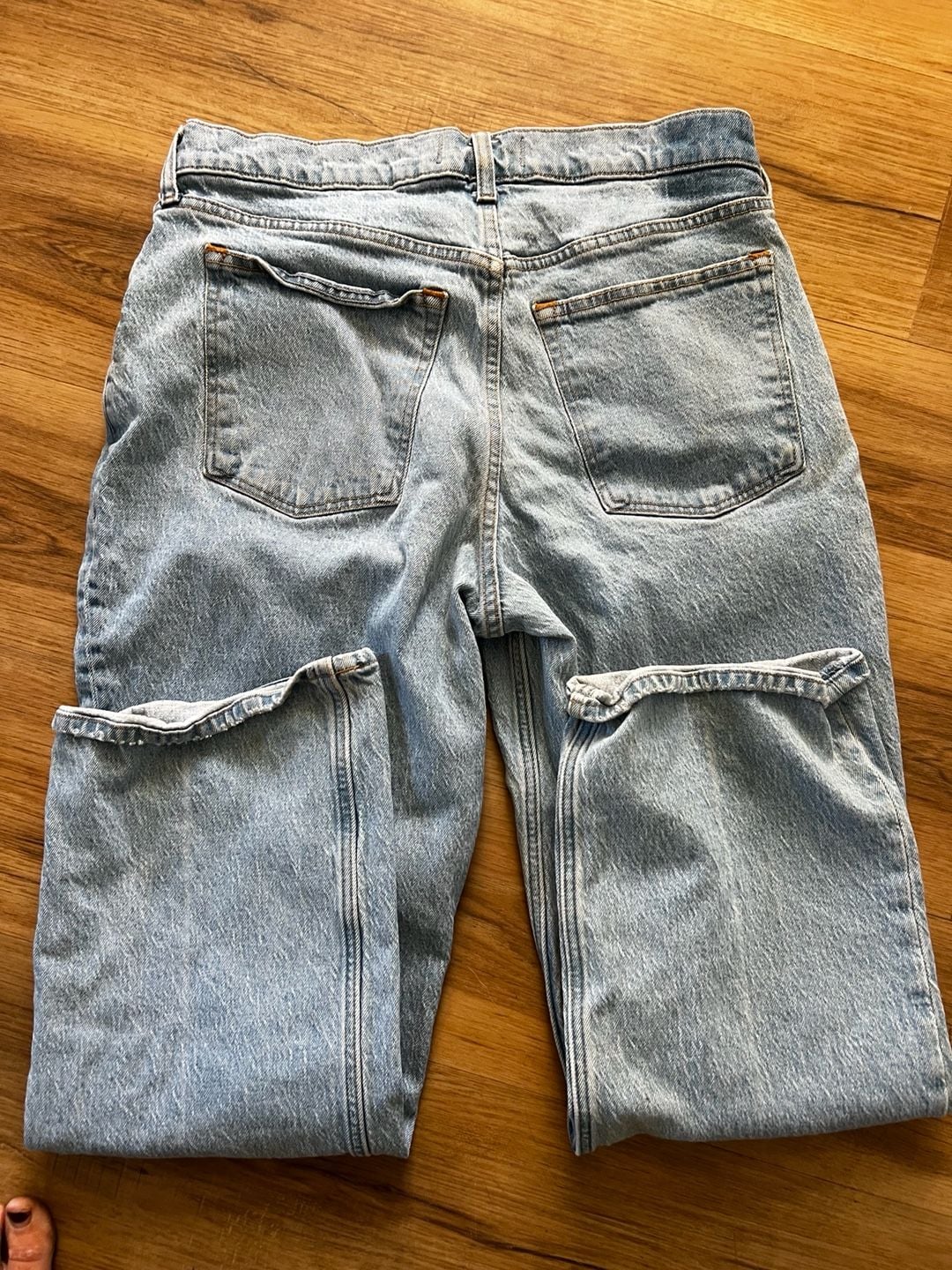 Abercrombie & Fitch Low Rise Baggy Jeans Size 29 Short 6