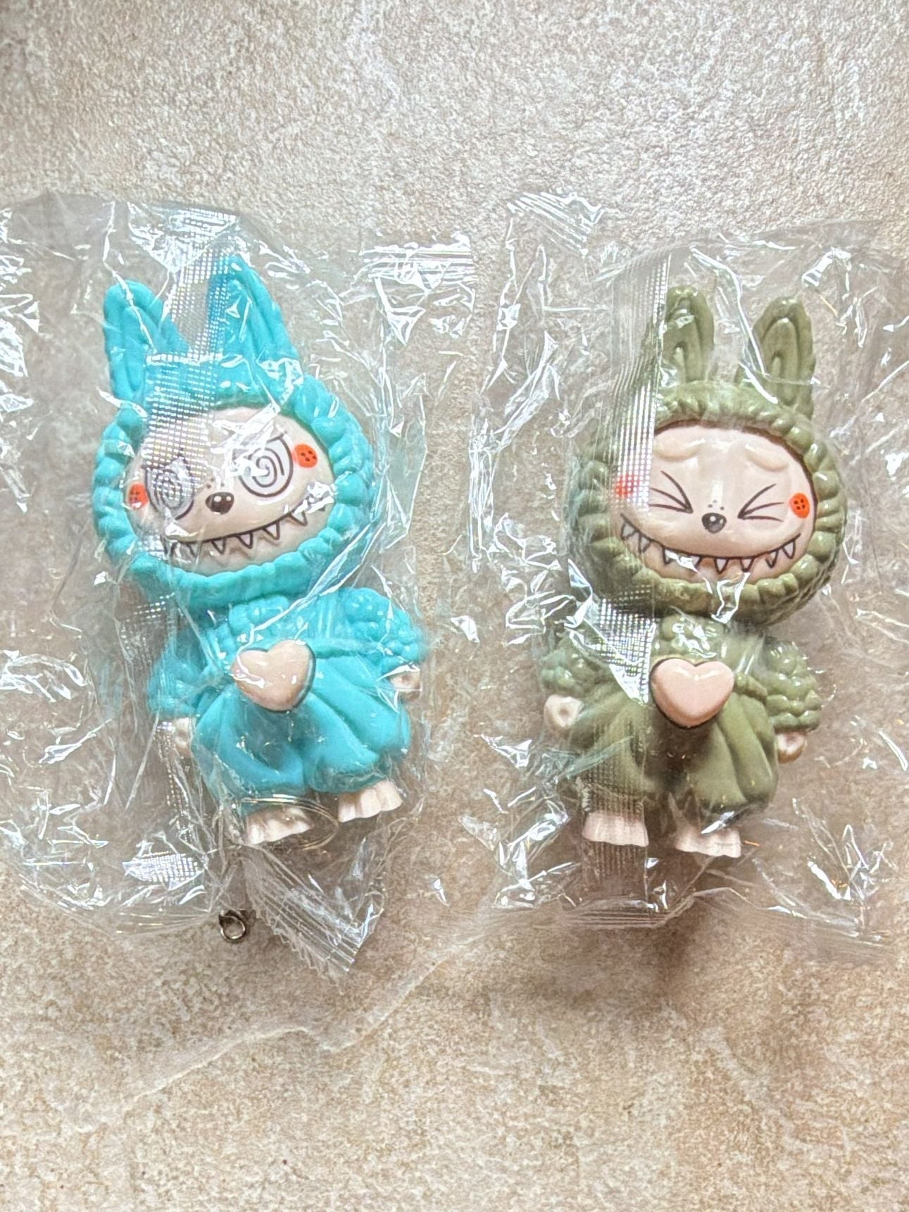 Labubu Face-Changing Doll Keychain Set of 2 1